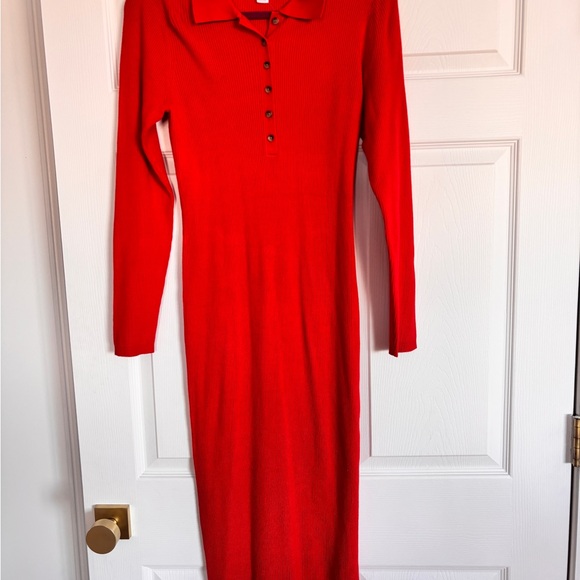 Red Knit Dress - Picture 3 of 3